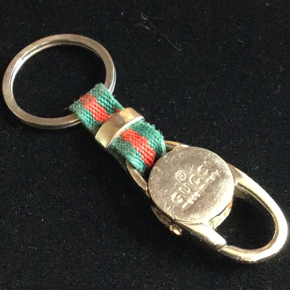 Gucci Sherry Line Silver Key Holder